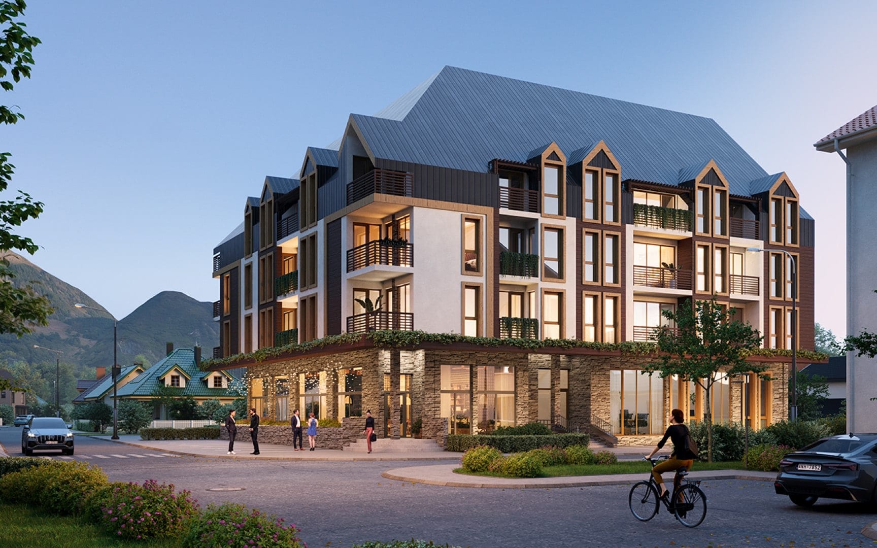 Studio apartment in a new residential complex, Kolasin — photo 1 of 15